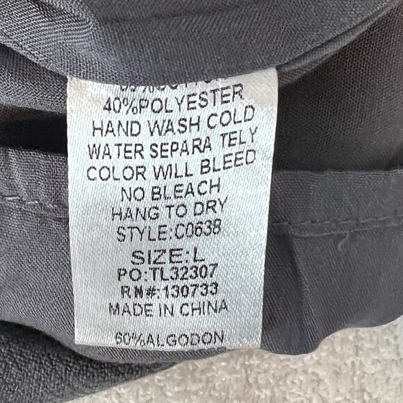 Umgee Grey Boho Floral Embroidered Mini Skirt Size Large NWT - Picture 6 of 11